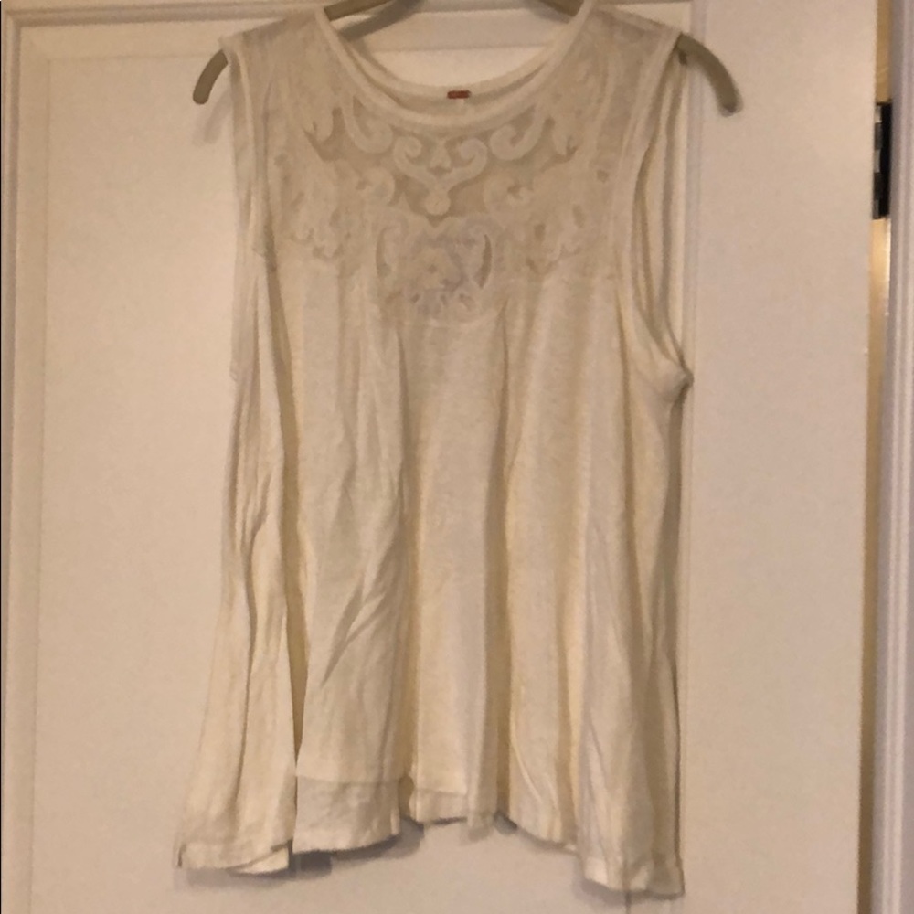 Free people white summer top
